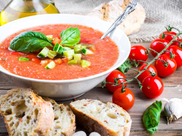 Receta de gazpacho